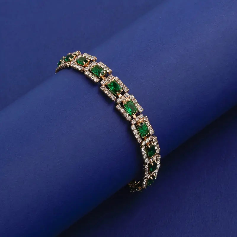 Rosewood Emerald Shine Bracelet