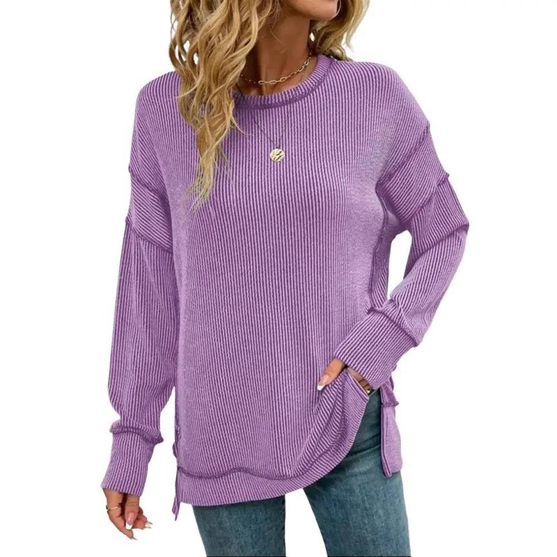 HAIZEY™ - Cozy Ribbed Oversized Sweatshirt
