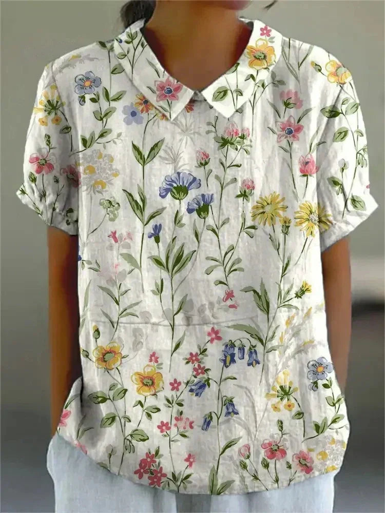 MARLENE™ – Vintage Print Shirt