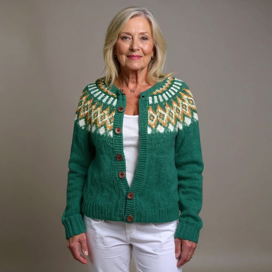 Natalia | Vintage Icelandic Cardigan