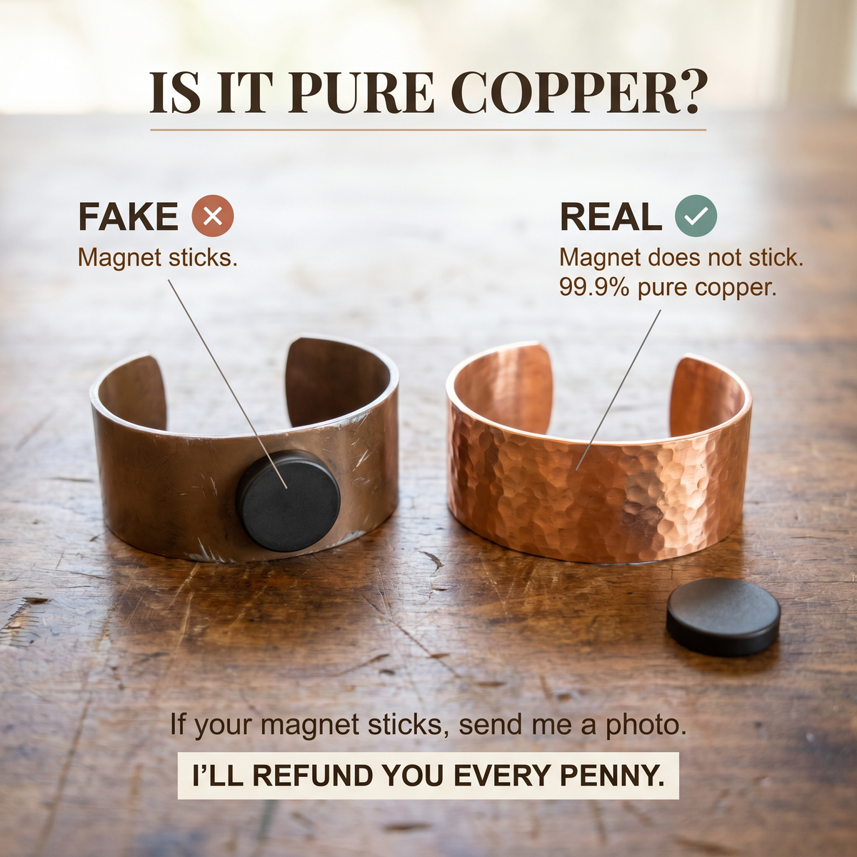 Glen Men's Copper Bracelet