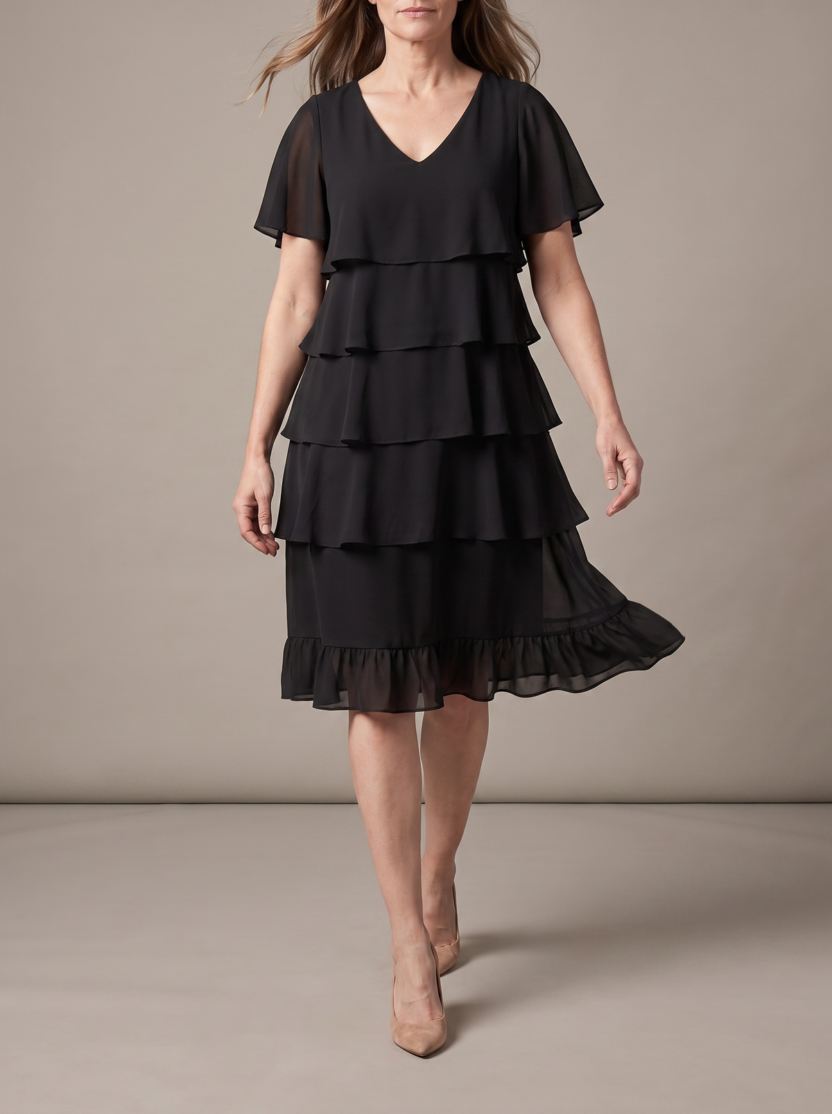 Lark | Elegant Tiered Dress