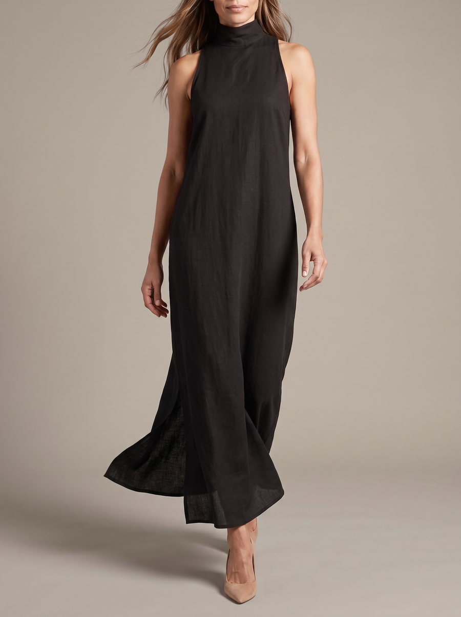 Edda | Soft Turtleneck Maxi Dress
