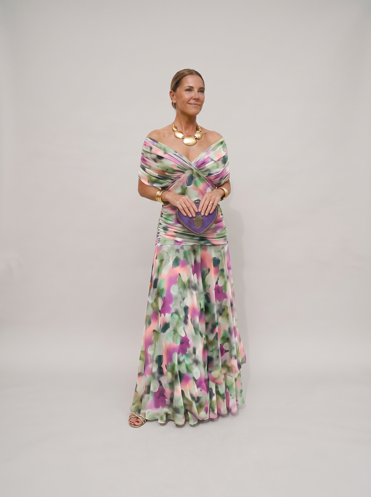 Solenne | Effortless Off Shoulder Maxi Dress
