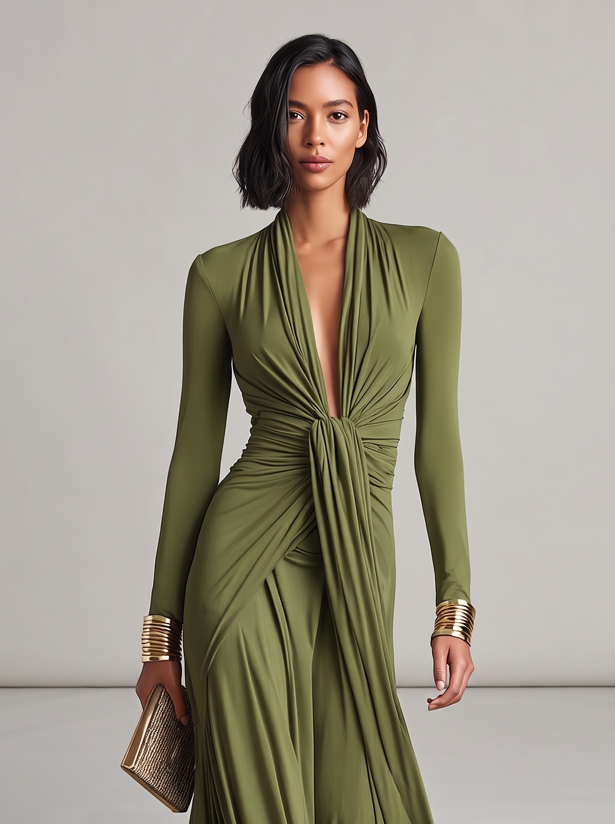 Veda | Elegant Wrap Maxi Dress