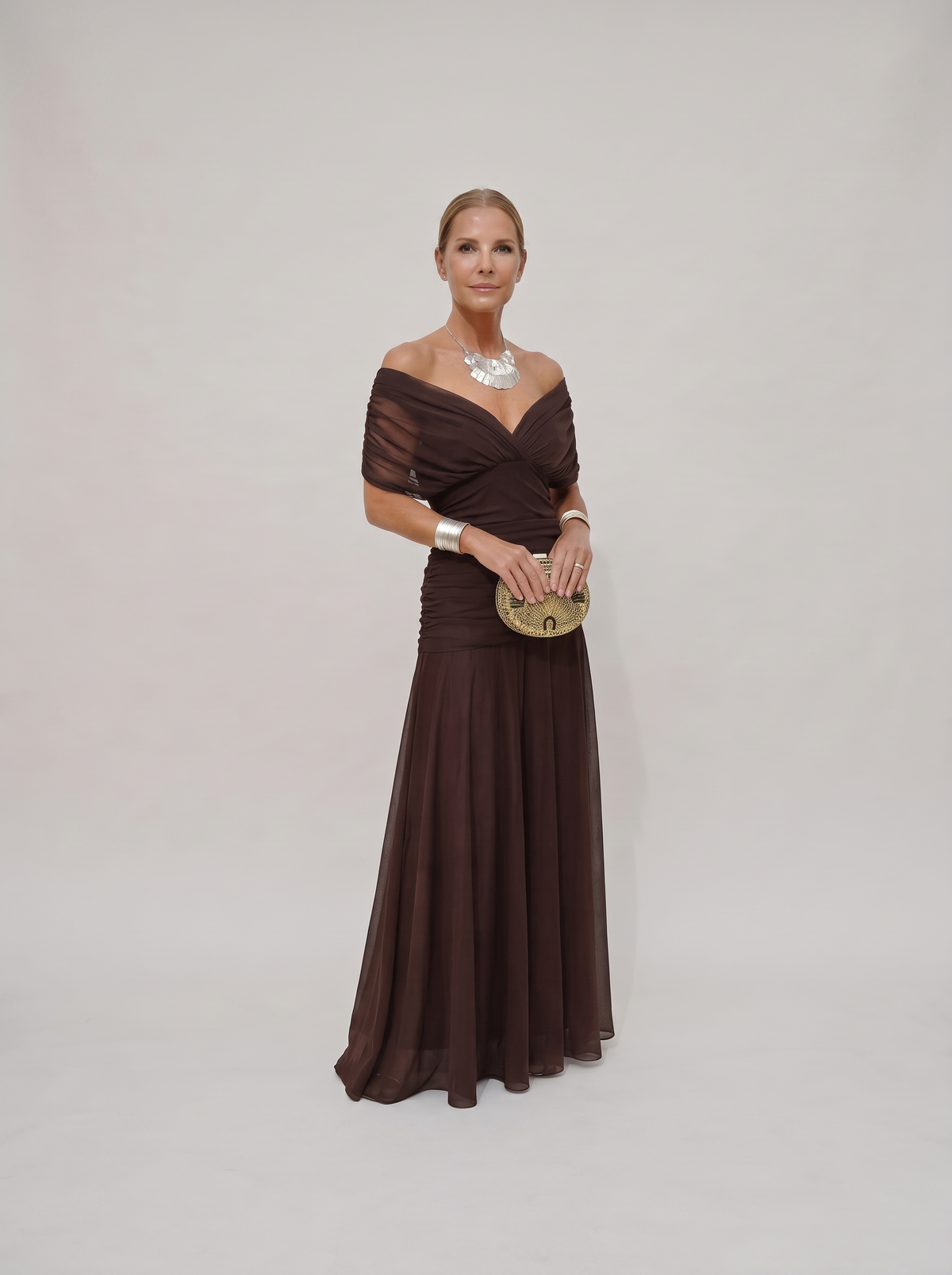 Solenne | Effortless Off Shoulder Maxi Dress