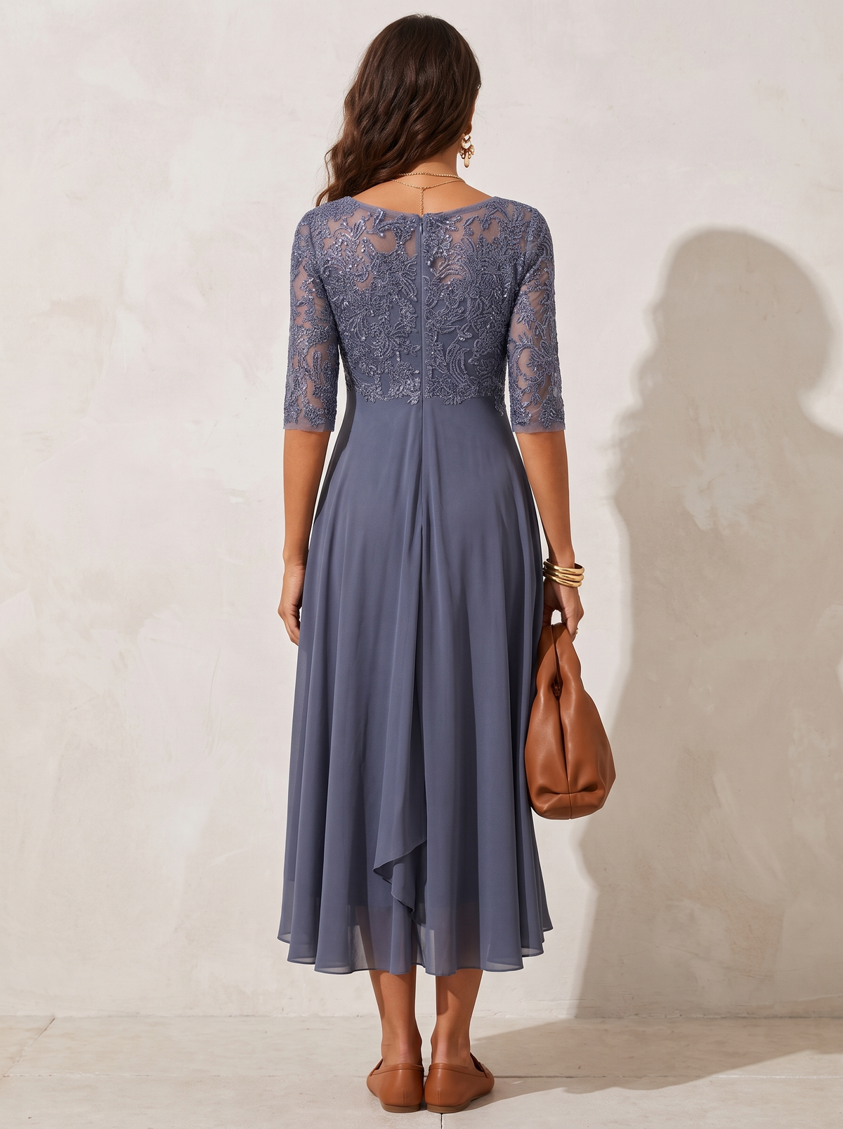 Anouk | Elegant Occasion Midi Dress