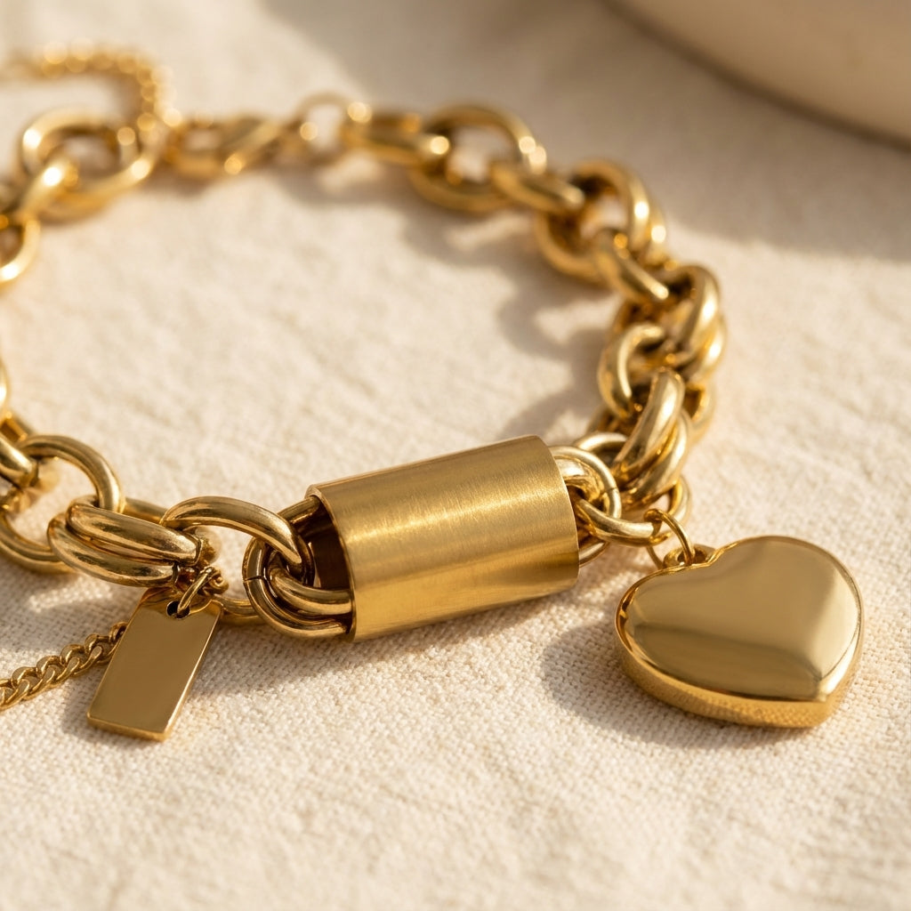 Gold Chunky Bracelet