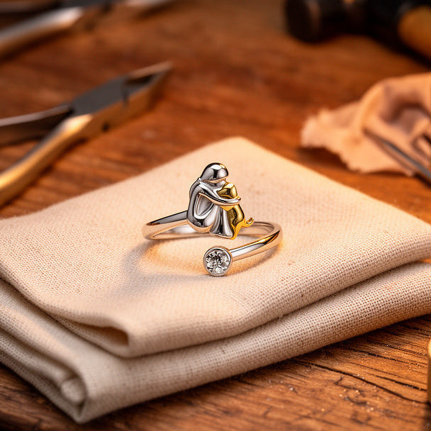 Dog Lover's Embrace Ring