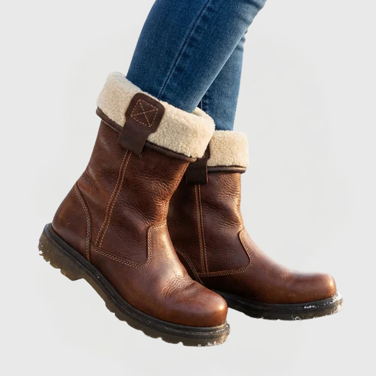 Hazel | Cozy Winter Ankle Boots